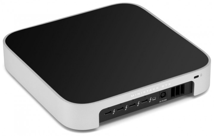 OWC miniStack STX Stackable Storage Enclosure with Thunderbolt Hub Xpansion - Silver