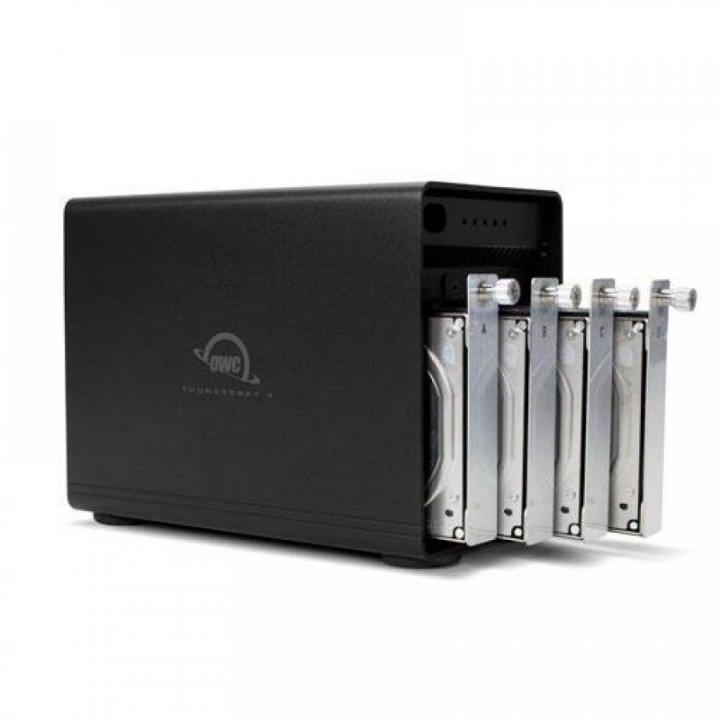 48.0TB OWC ThunderBay 4 Four-Drive Thunderbolt (40Gb/s) External Storage Solution with Enterprise Drives and SoftRAID