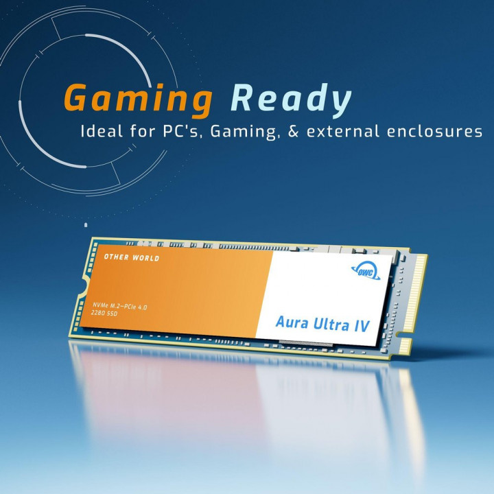 4.0TB  Aura Ultra IV PCIe 4.0 NVMe M.2 2280 SSD with DRAM