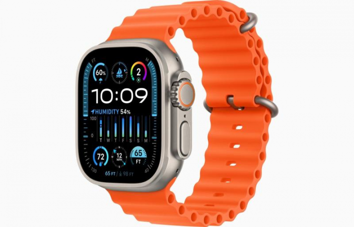 Apple Watch Ultra 2, GPS+Cell 49 mm - Titânio/Laranja Oceano