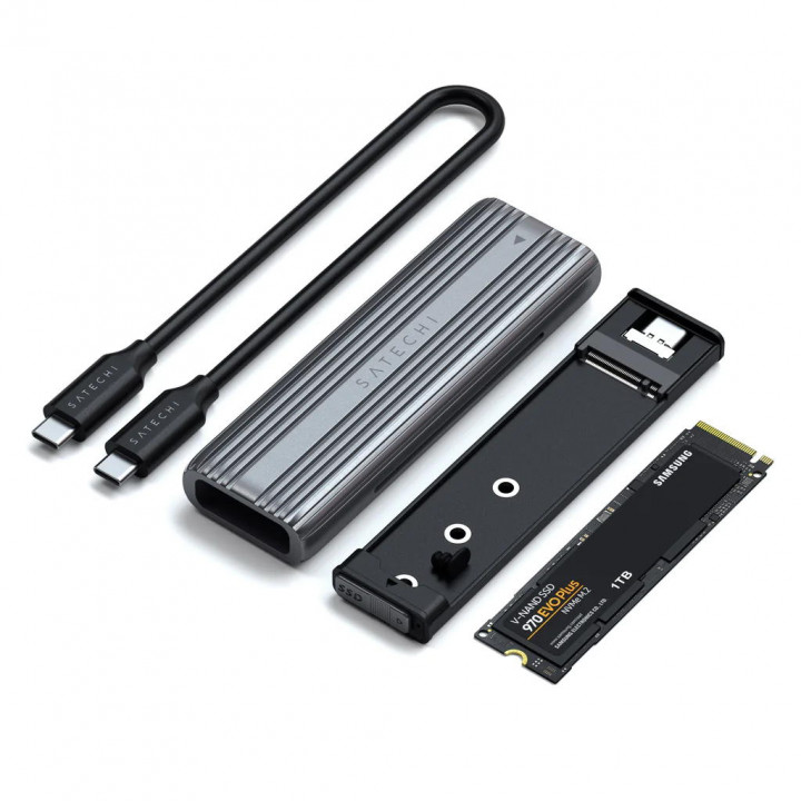 Satechi - USB-C NVME and SATA SSD Enclosure