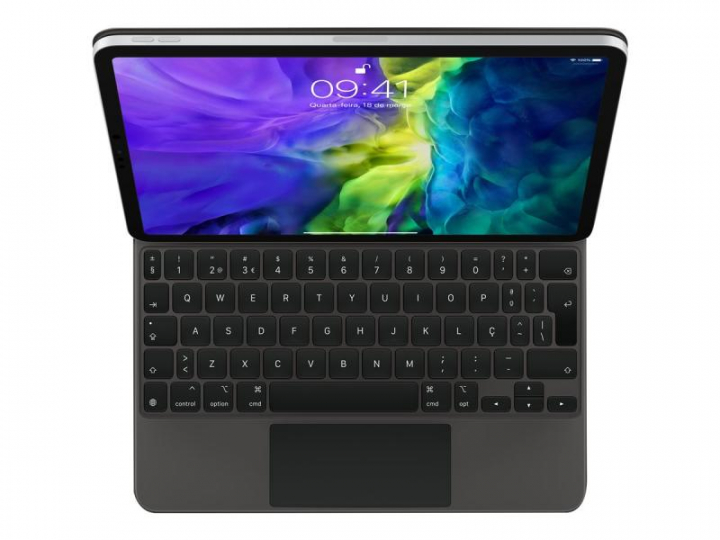 Capa com teclado Magic Keyboard para iPad Pro 11 (1/2/3 gen , M2) - Preto