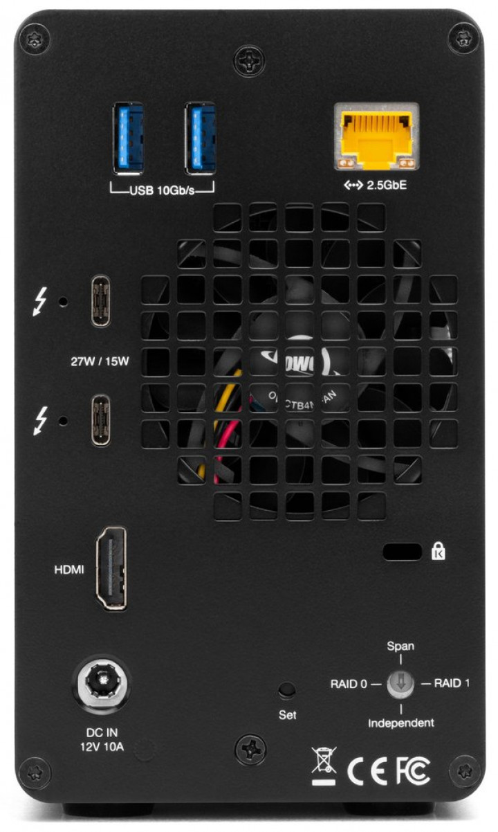 12.0TB OWC Gemini Ultra X6 - Thunderbolt (USB-C) Dock and Dual-Drive SSD RAID External Storage Solution