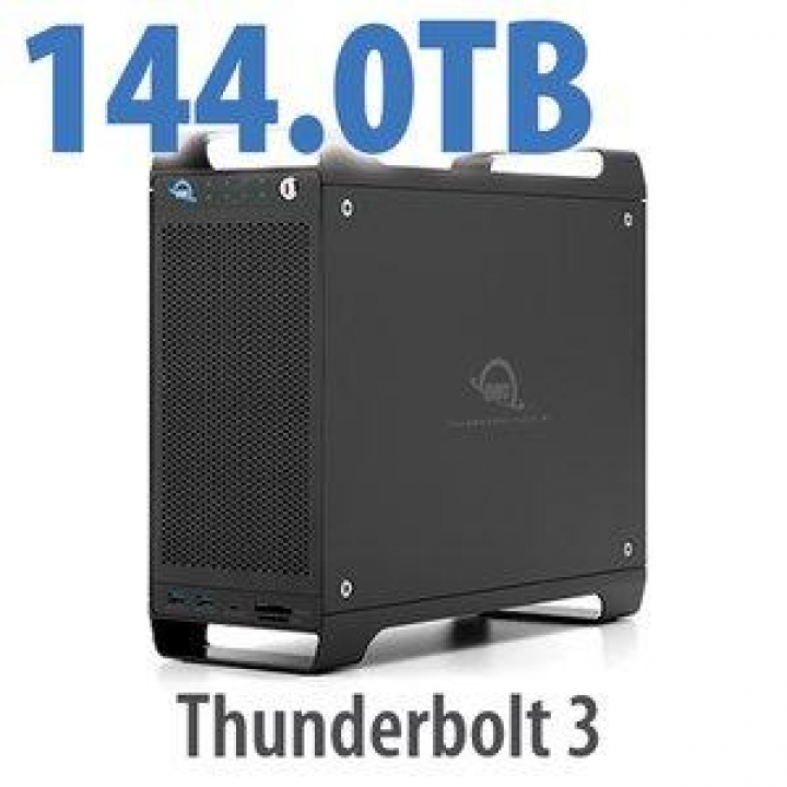 OWC 168TB (7x24TB)  + 4x1.0TB NVMe SSD ThunderBay Flex 8 Thunderbolt 3 Storage Solution