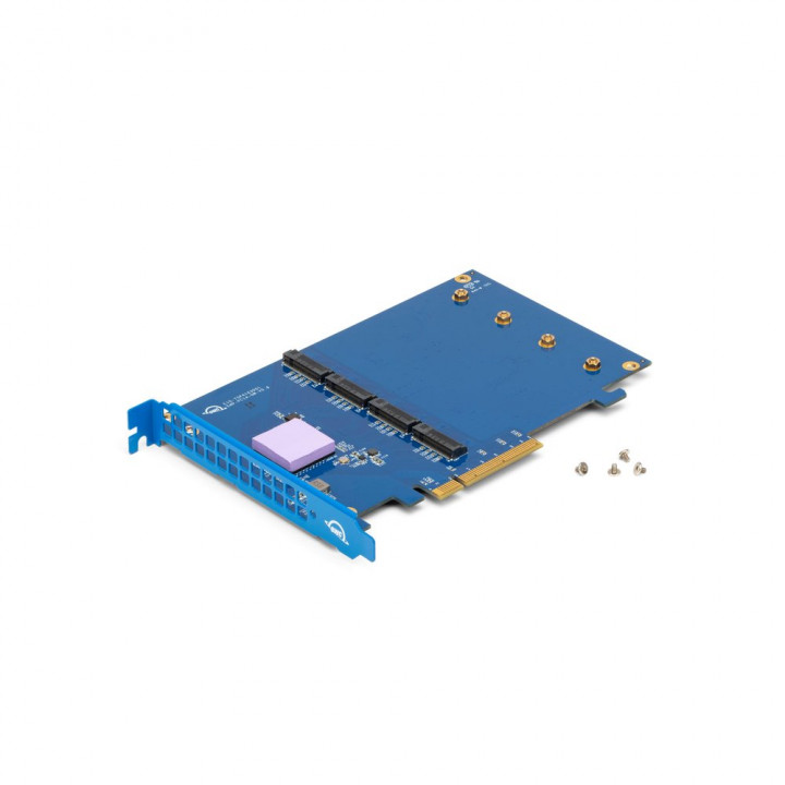 OWC Accelsior 4M2 Four-Slot NVMe M.2 SSD to PCIe 3.0 Adapter Card