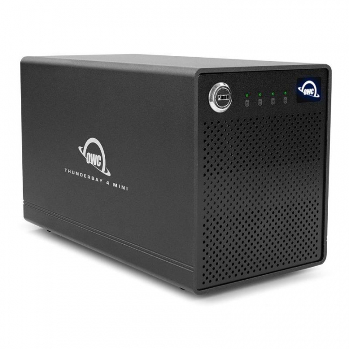 OWC ThunderBay 4 mini Four-Bay External Drive Enclosure with Dual Thunderbolt 3 Ports