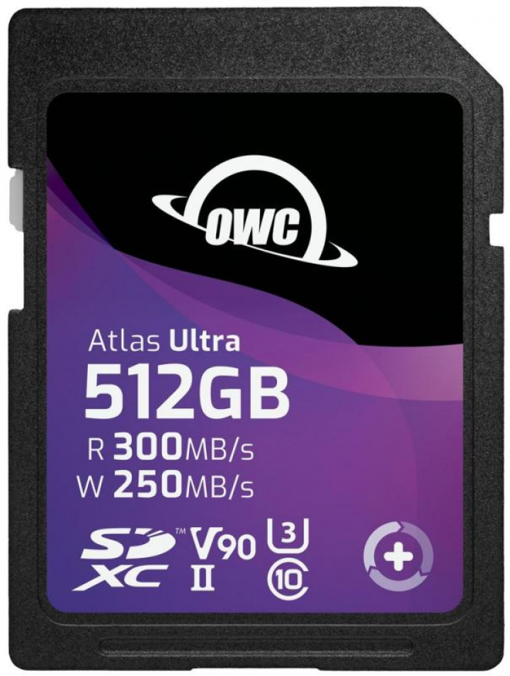 512GB OWC Atlas Ultra SDXC V90 UHS-II Memory Card