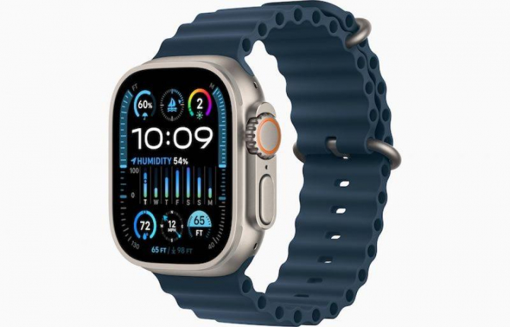 Apple Watch Ultra 2, GPS+Cell 49 mm - Titânio/Azul Oceano