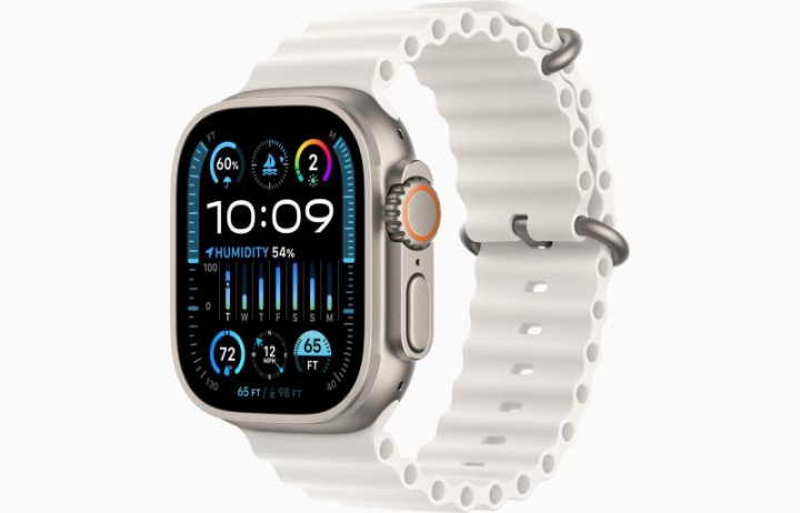 Apple Watch Ultra 2, GPS+Cell 49 mm - Titânio/Branco Oceano