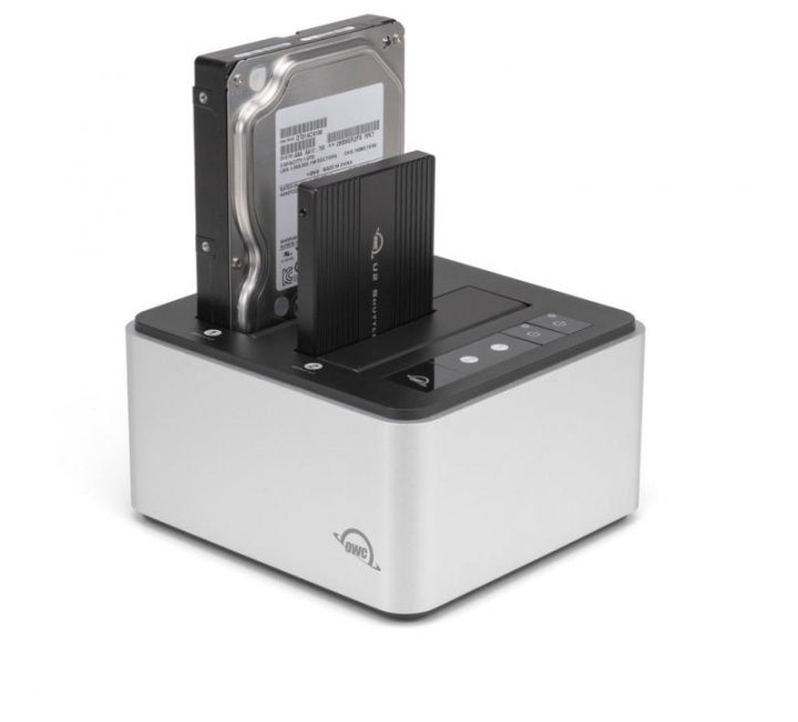 OWC Drive Dock USB 3.2 (10Gb/s) Dual-Bay Drive Docking Solution for 2.5-inch and 3.5-inch NVMe U.2 and SATA Drives