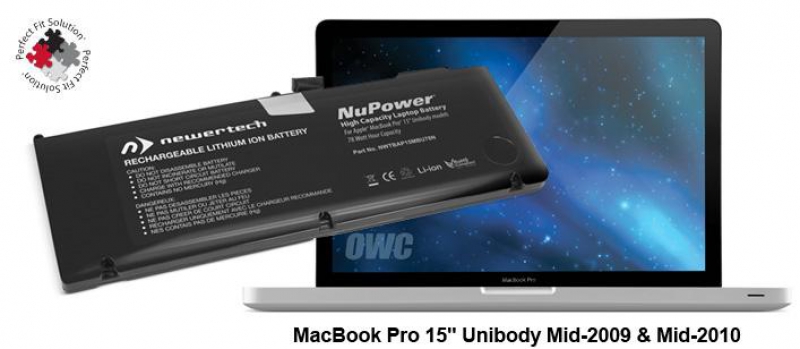 Novodio Batterie Li-polymer 55 Wh pour MacBook Air 13 fin 2010 à 2017 -  Batterie portable Mac - Novodio